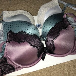 Aerie 32B Bras (set of 3)